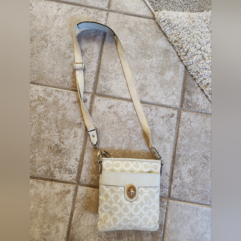 Coach cloth cross body bag